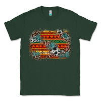 Sports Green leopard aztec background Classic Tee - Zillion Design Studio