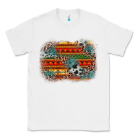 White leopard aztec background Classic Tee - Zillion Design Studio