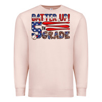 Pale Pink batter up 5th grade Premium Sweatshirt - JahusDesignShop