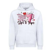 White sips & trips target inspired stanley Urban Hoodie - MaliasSmallBusiness