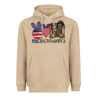 Peace Love America Heavyweight Hoodie | Teevron