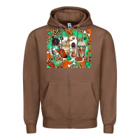 Chestnut dog coffee cups Zipper Hoodie - Zillion Design Studio