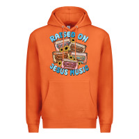 Carrot raised on jesus music Premium Hoodie - MaliasSmallBusiness