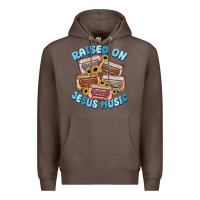 Coffee raised on jesus music Premium Hoodie - MaliasSmallBusiness