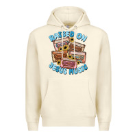 Sandshell raised on jesus music Premium Hoodie - MaliasSmallBusiness