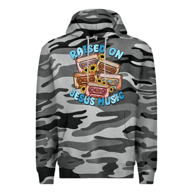 Raised On Jesus Music Premium Hoodie by MaliasSmallBusiness | Teevron