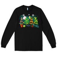 Black leopard with tennis Long Sleeve Tee - Zillion Design Studio
