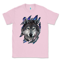 Bubblegum Pink wolf scratch mark Classic Tee - RanaPortraitStore