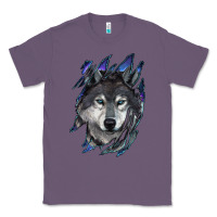 Lavender wolf scratch mark Classic Tee - RanaPortraitStore