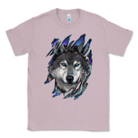 Lilac wolf scratch mark Classic Tee - RanaPortraitStore