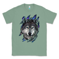 Sage wolf scratch mark Classic Tee - RanaPortraitStore