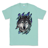 Seafoam wolf scratch mark Classic Tee - RanaPortraitStore