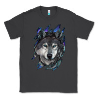 Smoke wolf scratch mark Classic Tee - RanaPortraitStore