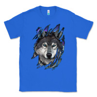 True Royal wolf scratch mark Classic Tee - RanaPortraitStore
