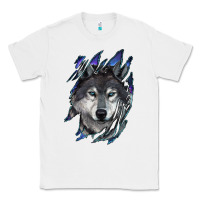 White wolf scratch mark Classic Tee - RanaPortraitStore