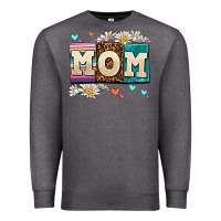 Charcoal Heather daisy mom Premium Sweatshirt - AdoDesignShop