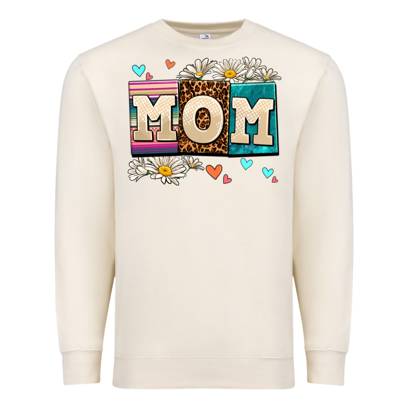 Daisy Mom Premium Sweatshirt by AdoDesignShop | Teevron