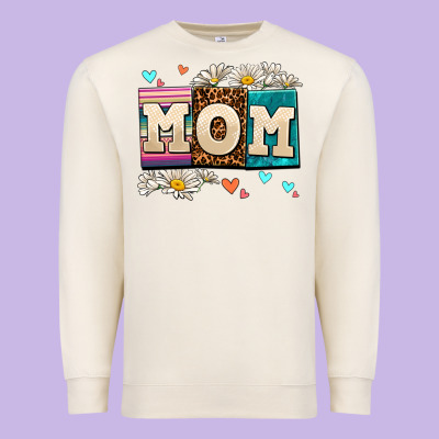 Daisy Mom Premium Sweatshirt Designed By Adodesignshop