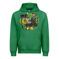 Emerald one lucky mama Urban Hoodie - MaliasSmallBusiness