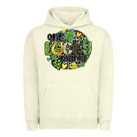 Pigment Pistachio one lucky mama Urban Hoodie - MaliasSmallBusiness