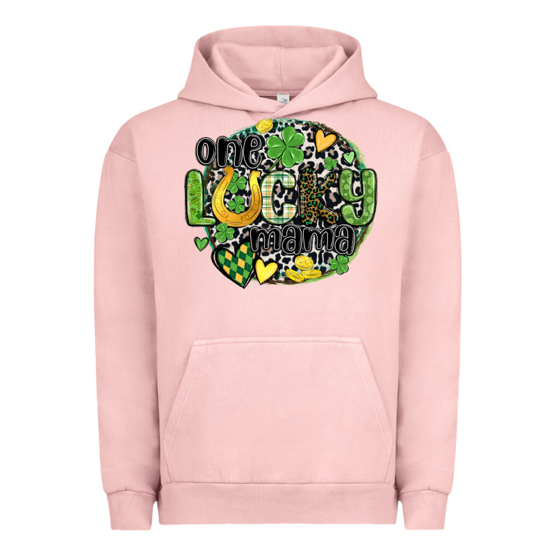 One Lucky Mama Urban Hoodie by MaliasSmallBusiness | Teevron