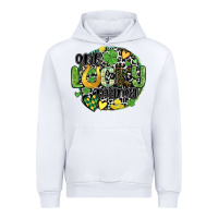 White one lucky mama Urban Hoodie - MaliasSmallBusiness