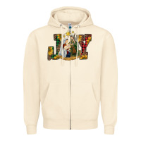 Sandshell joy holy family Zipper Hoodie - RanaPortraitStore