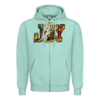 Joy Holy Family Zipper Hoodie | Teevron