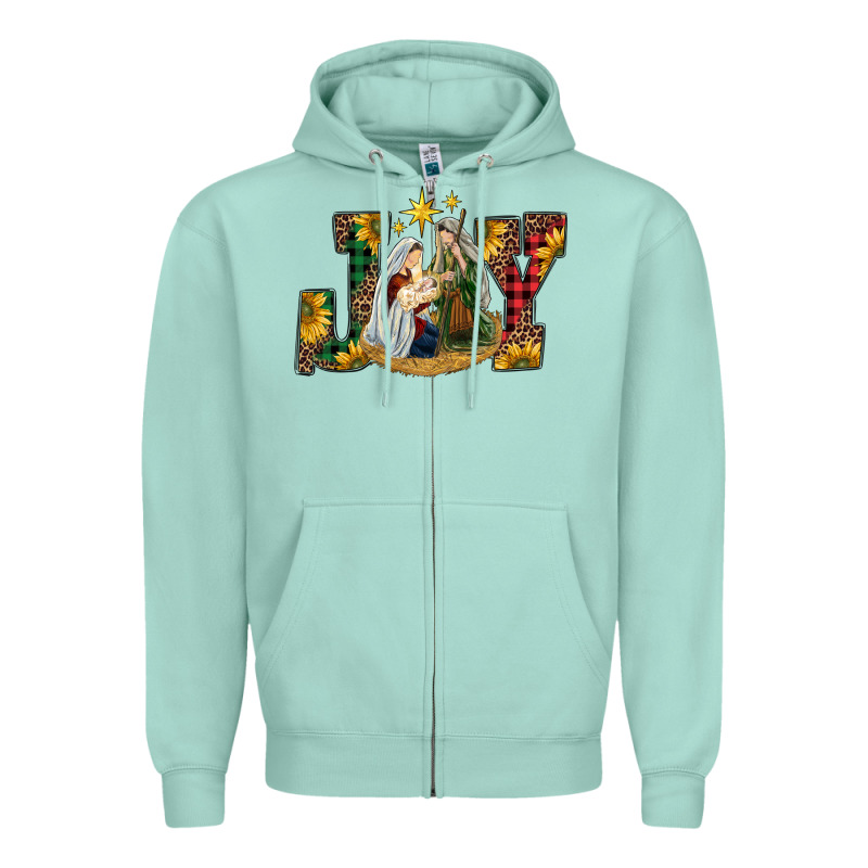 Joy Holy Family Zipper Hoodie by RanaPortraitStore | Teevron
