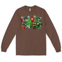 Chestnut christmas trees with tennis Long Sleeve Tee - Zillion Design Studio