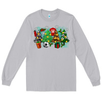 Moon Dust christmas trees with tennis Long Sleeve Tee - Zillion Design Studio