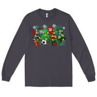 Smoke christmas trees with tennis Long Sleeve Tee - Zillion Design Studio