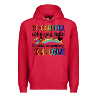 Cardinal be careful who you hate Premium Hoodie - MaliasSmallBusiness