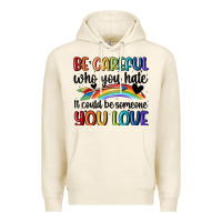 Tofu be careful who you hate Premium Hoodie - MaliasSmallBusiness
