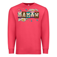 Cardinal daisy mamaw Premium Sweatshirt - AdoDesignShop