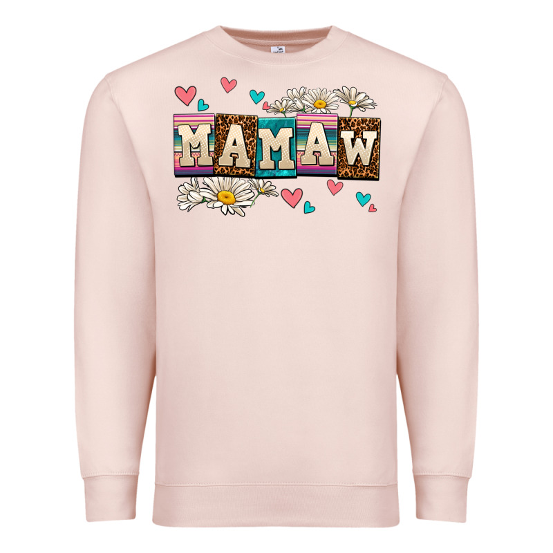 Daisy Mamaw Premium Sweatshirt by AdoDesignShop | Teevron