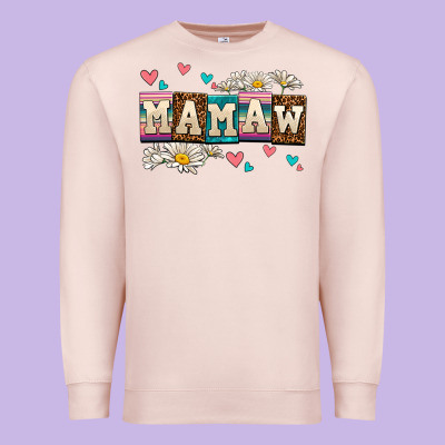 Daisy Mamaw Premium Sweatshirt Designed By Adodesignshop