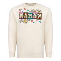 Sandshell daisy mamaw Premium Sweatshirt - AdoDesignShop