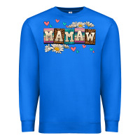 True Royal daisy mamaw Premium Sweatshirt - AdoDesignShop