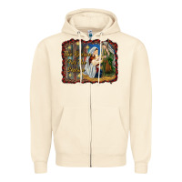 Sandshell jesus is the reason for the season Zipper Hoodie - RanaPortraitStore