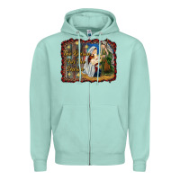 Seafoam jesus is the reason for the season Zipper Hoodie - RanaPortraitStore