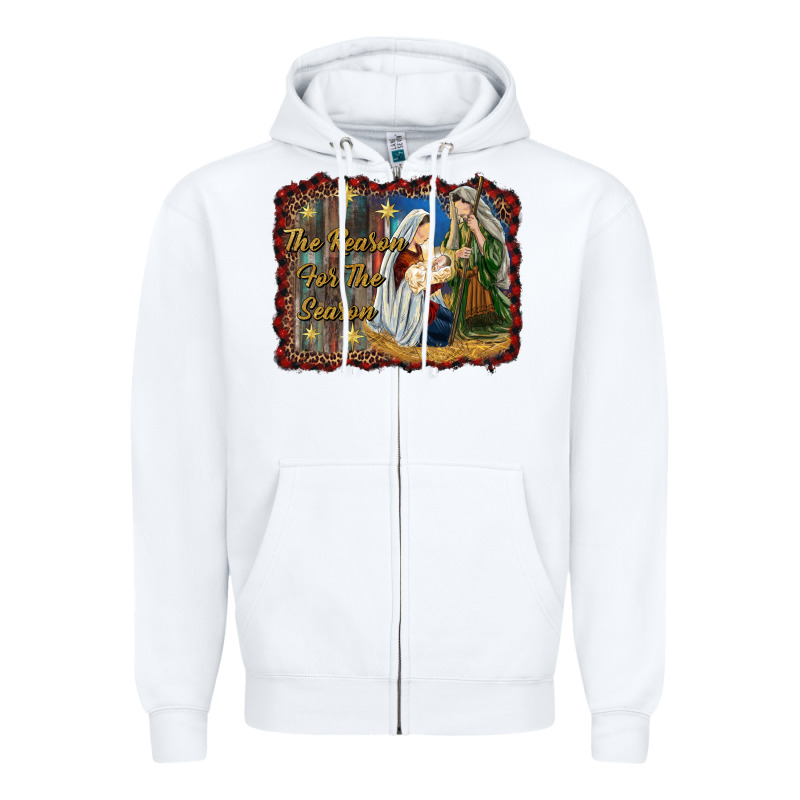 Jesus Is The Reason For The Season Zipper Hoodie by RanaPortraitStore | Teevron