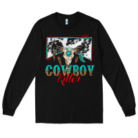 Black cowboy killer Long Sleeve Tee - texasbilliewilder