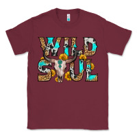 Burgundy wild soul Classic Tee - Zillion Design Studio