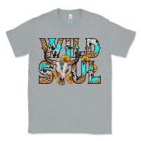 Heather Grey wild soul Classic Tee - Zillion Design Studio