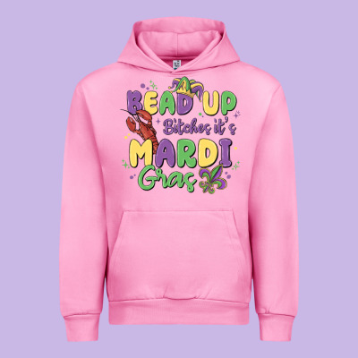 Bead Up Bitches It's Mardi Gras Urban Hoodie Designed By Maliassmallbusiness