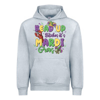 Heather Grey bead up bitches it's mardi gras Urban Hoodie - MaliasSmallBusiness