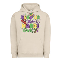 Pigment French Oak bead up bitches it's mardi gras Urban Hoodie - MaliasSmallBusiness