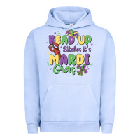 Pigment Grape Ice bead up bitches it's mardi gras Urban Hoodie - MaliasSmallBusiness