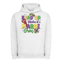 Pigment Lunar Rock bead up bitches it's mardi gras Urban Hoodie - MaliasSmallBusiness